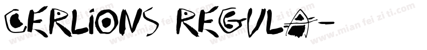 Cerlions Regula字体转换